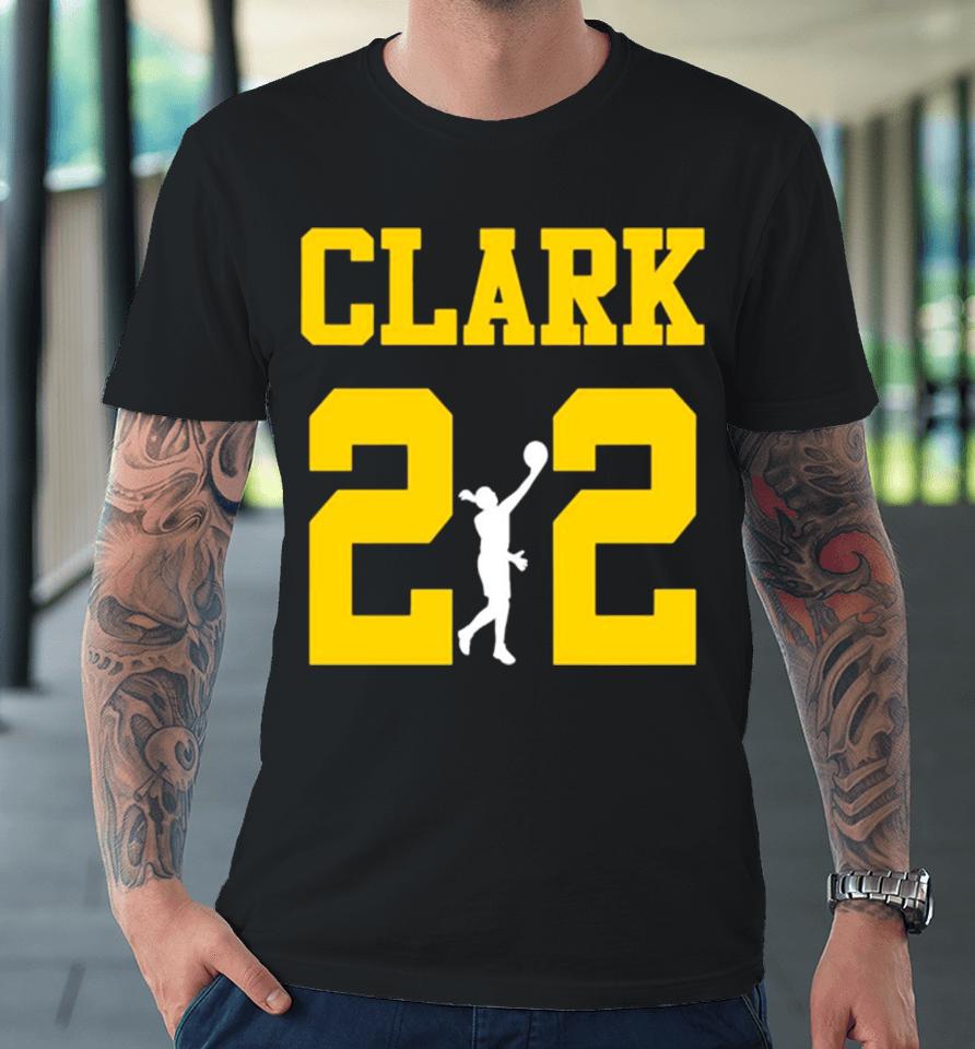 Caitlyn Clark 22 Iowa Hawkeyes Player Ncaa Premium T-Shirt