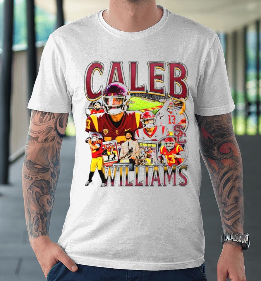 Caleb Williams Player Usc Trojans Football Vintage 2023 Premium T-Shirt