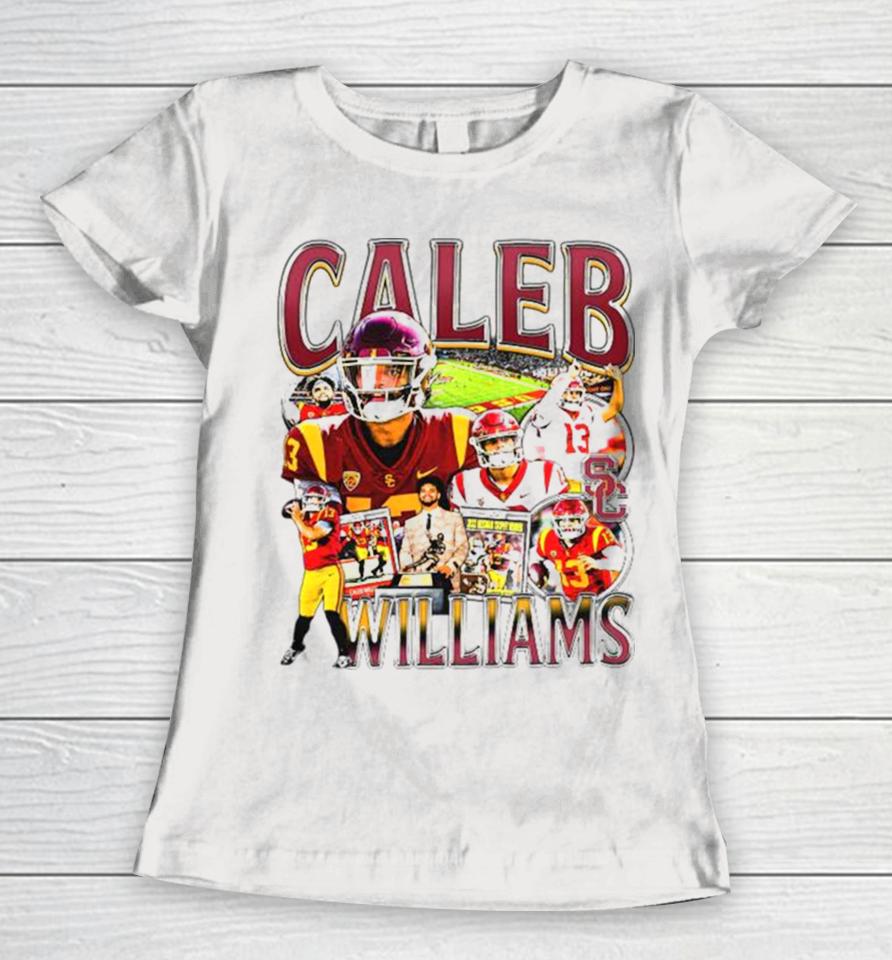 Caleb Williams Player Usc Trojans Football Vintage 2023 Women T-Shirt
