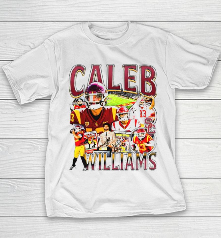 Caleb Williams Player Usc Trojans Football Vintage 2023 Youth T-Shirt