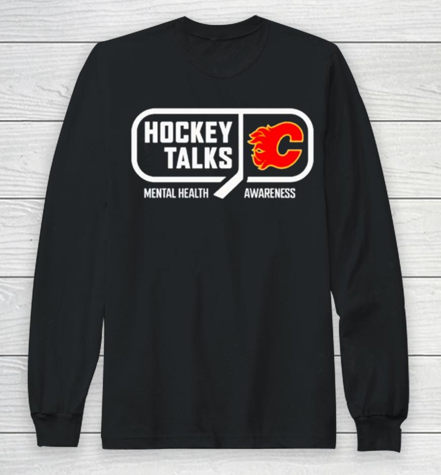Calgary Hockey Talks Mental Health Awareness Long Sleeve T-Shirt