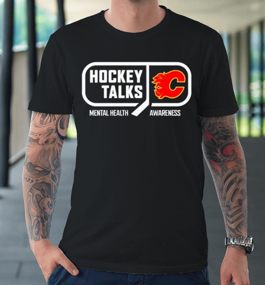 Calgary Hockey Talks Mental Health Awareness Premium T-Shirt