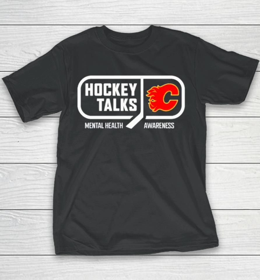 Calgary Hockey Talks Mental Health Awareness Youth T-Shirt