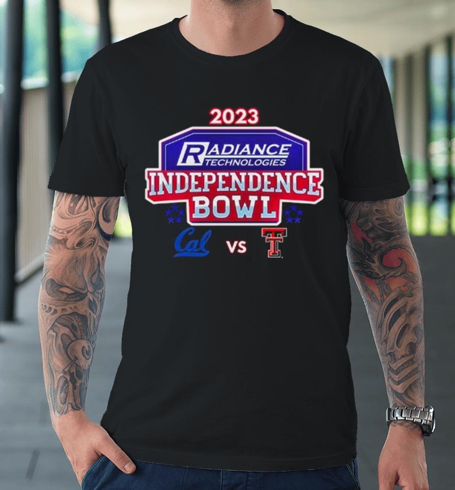 California Golden Bears Vs Texas Tech Red Raiders 2023 Radiance Technologies Independence Bowl Premium T-Shirt