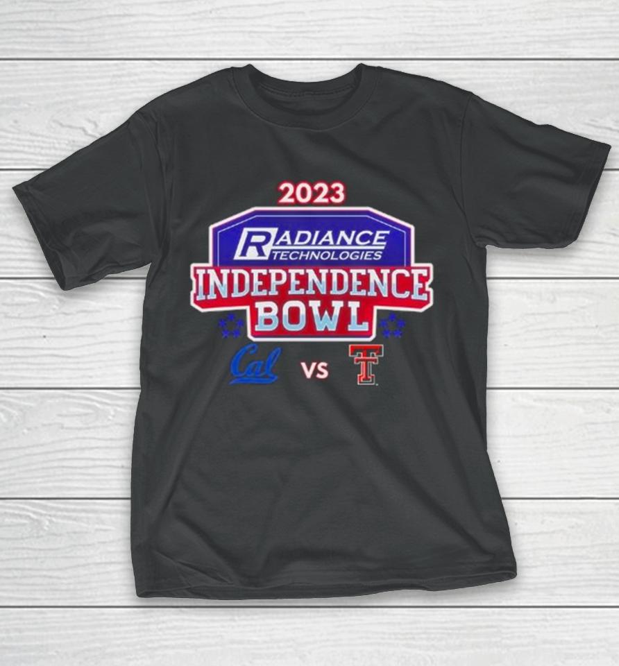 California Golden Bears Vs Texas Tech Red Raiders 2023 Radiance Technologies Independence Bowl T-Shirt