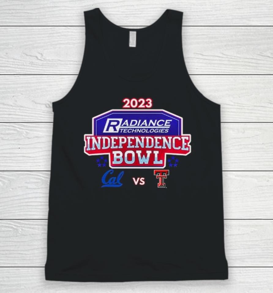 California Golden Bears Vs Texas Tech Red Raiders 2023 Radiance Technologies Independence Bowl Unisex Tank Top