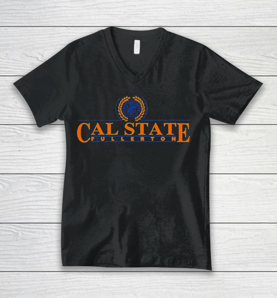 California State University Fullerton Unisex V-Neck T-Shirt