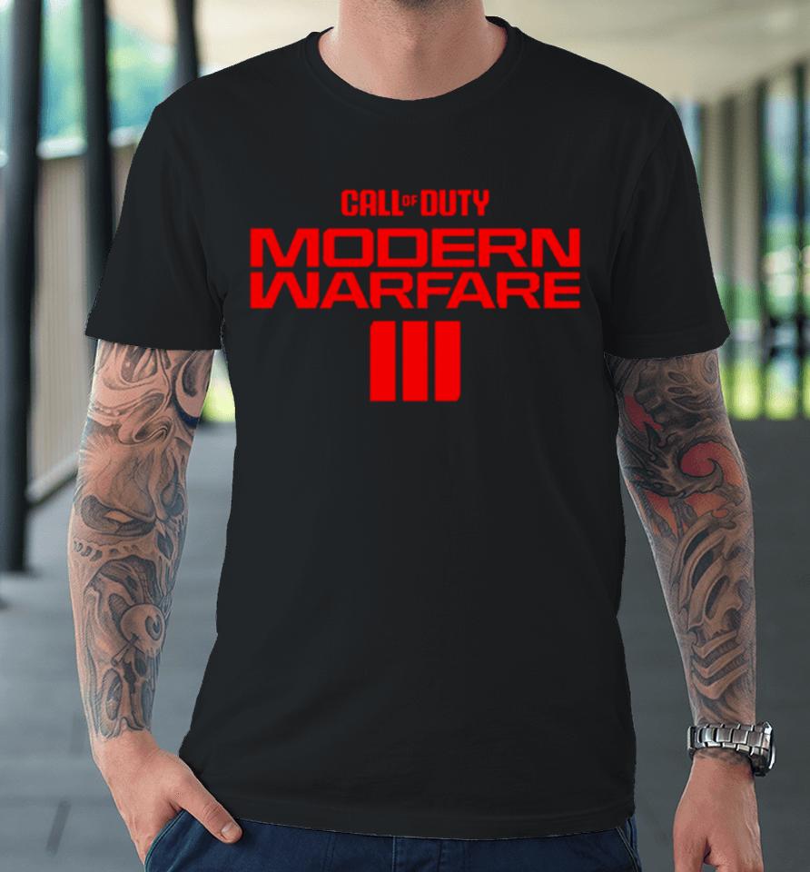 Call Of Duty Modern Warfare Iii Logo Premium T-Shirt