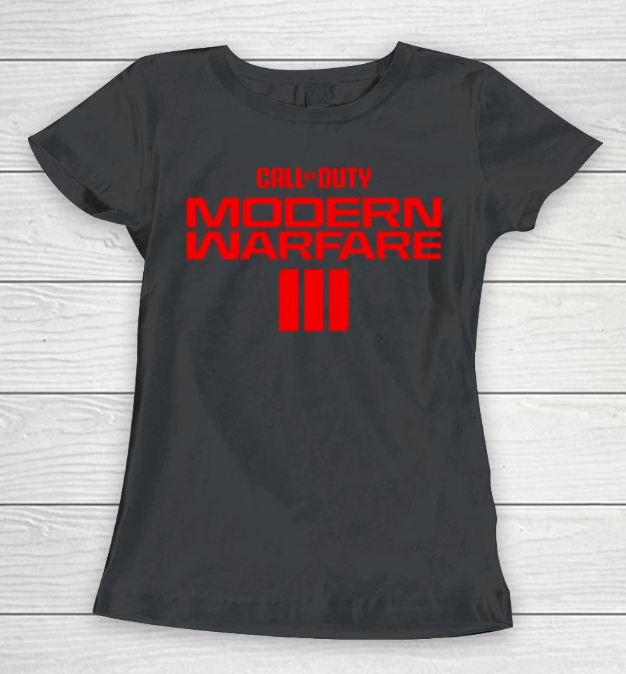 Call Of Duty Modern Warfare Iii Logo Women T-Shirt