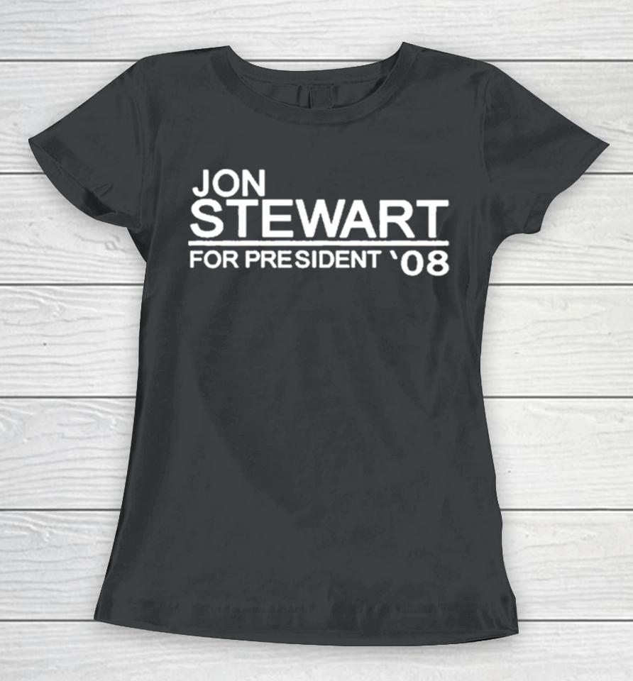Callforcongress Jon Stewart For President’08 Women T-Shirt