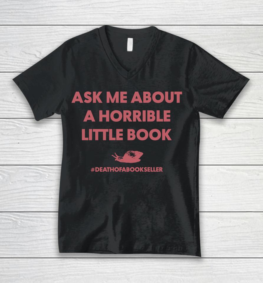 Callie Ask Me About A Horrible Little Book Unisex V-Neck T-Shirt