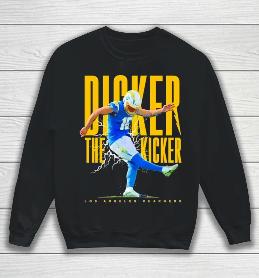 Cameron Dicker Los Angeles Chargers Lightning Sweatshirt