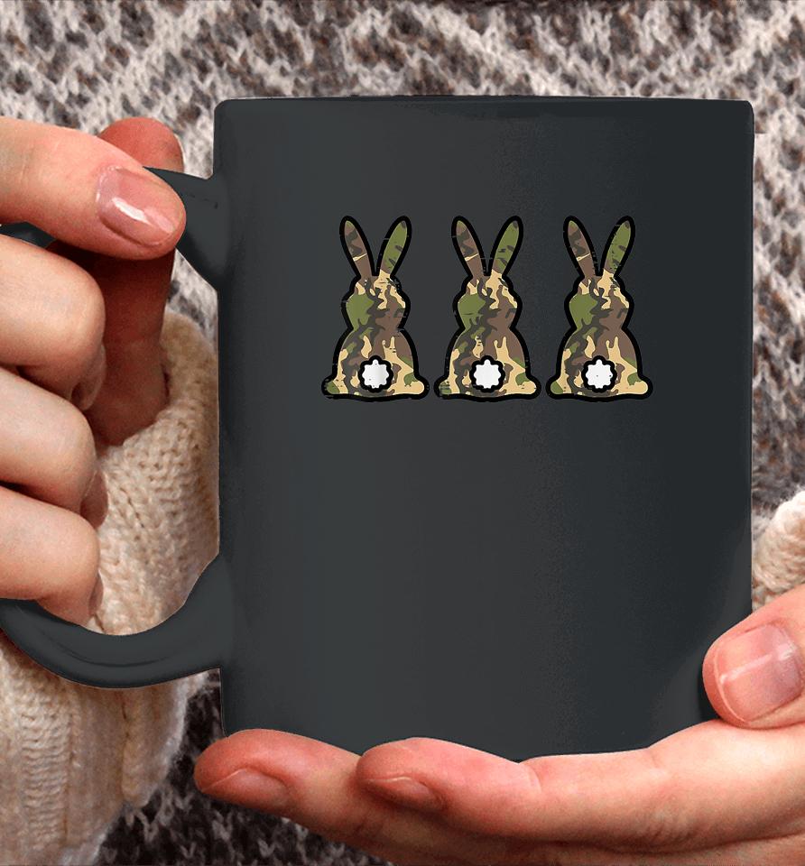 Camo Bunnies Cute Easter Day Rabbit Bunny Coffee Mug