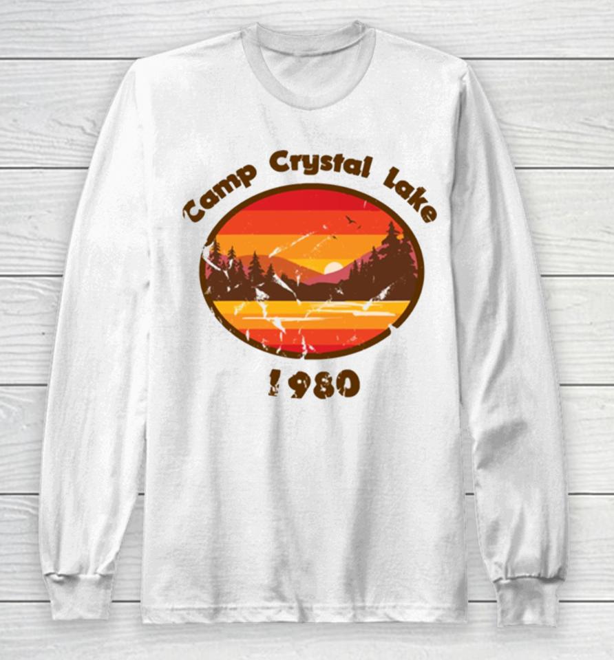 Camp Crystal Lake Friday 13Th Vintage Movie Long Sleeve T-Shirt