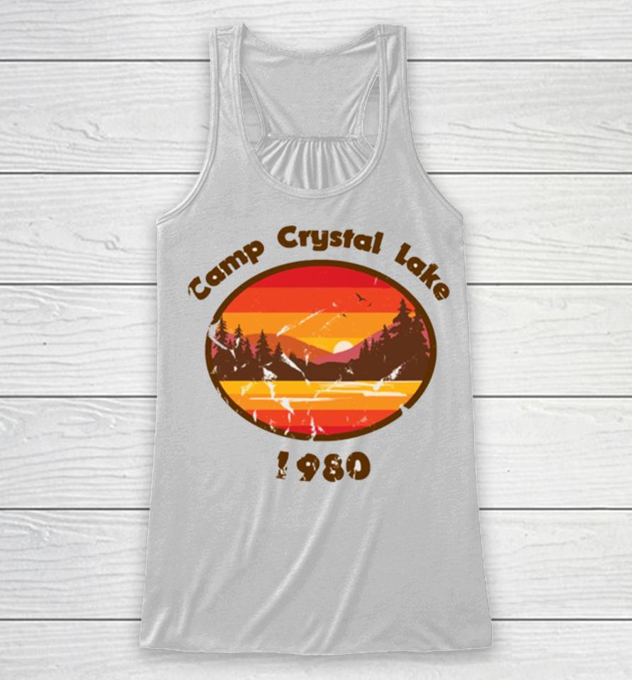 Camp Crystal Lake Friday 13Th Vintage Movie Racerback Tank