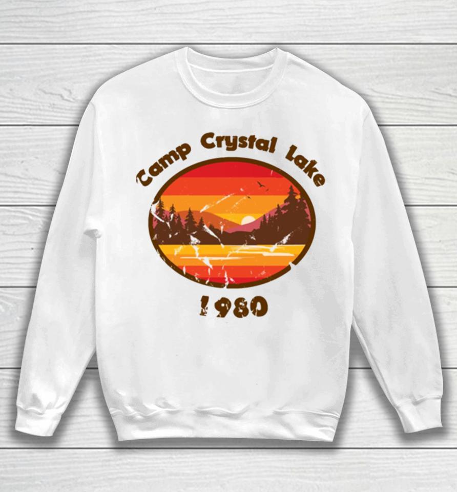 Camp Crystal Lake Friday 13Th Vintage Movie Sweatshirt