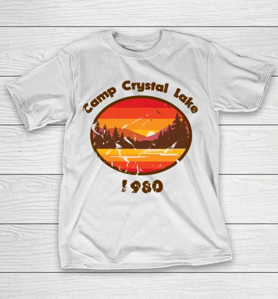 Camp Crystal Lake Friday 13Th Vintage Movie T-Shirt