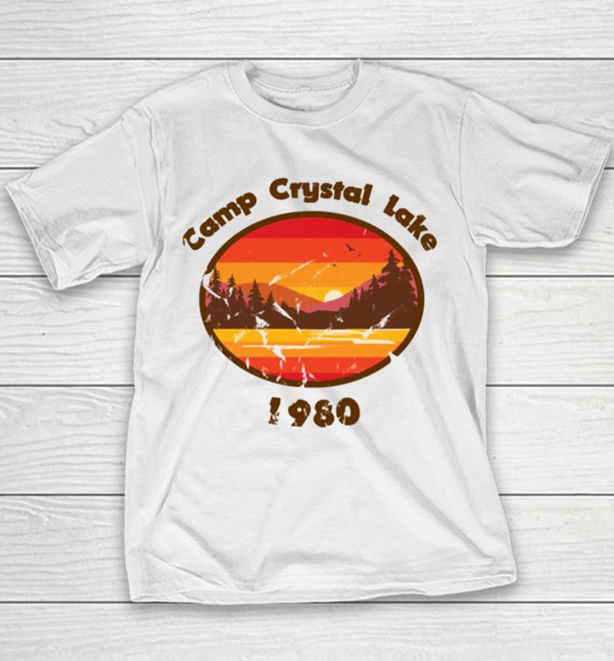 Camp Crystal Lake Friday 13Th Vintage Movie Youth T-Shirt