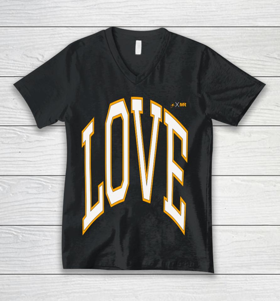 Campeche Collective Jordan Love Collegiate Vintage Unisex V-Neck T-Shirt
