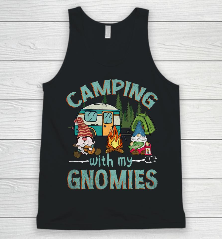 Camping With My Gnomies Unisex Tank Top