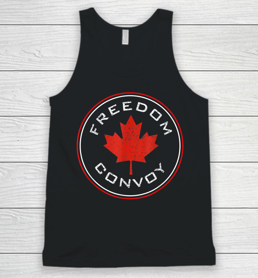 Canada Freedom Convoy 2022 Canadian Truckers Support 2022 Unisex Tank Top
