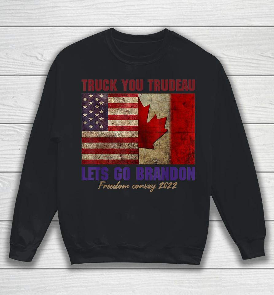 Canada Freedom Convoy 2022 Support Canadian Truckers Sweatshirt