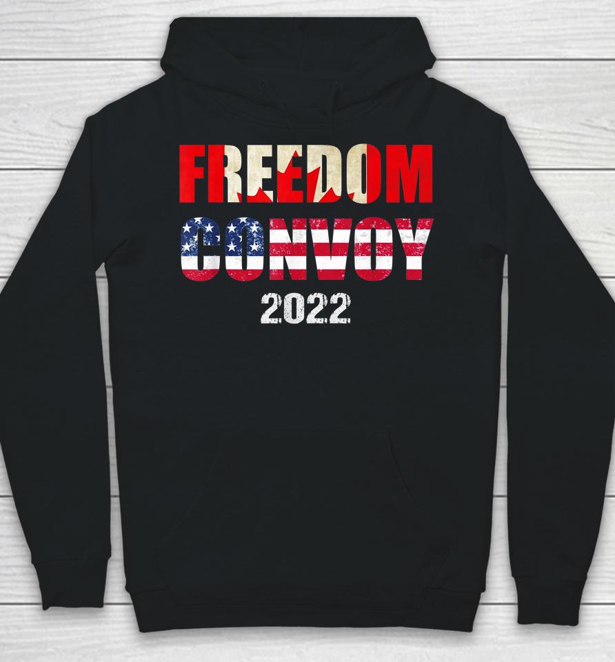 Canada Freedom Convoy 2022 Support Canadian Truckers Hoodie
