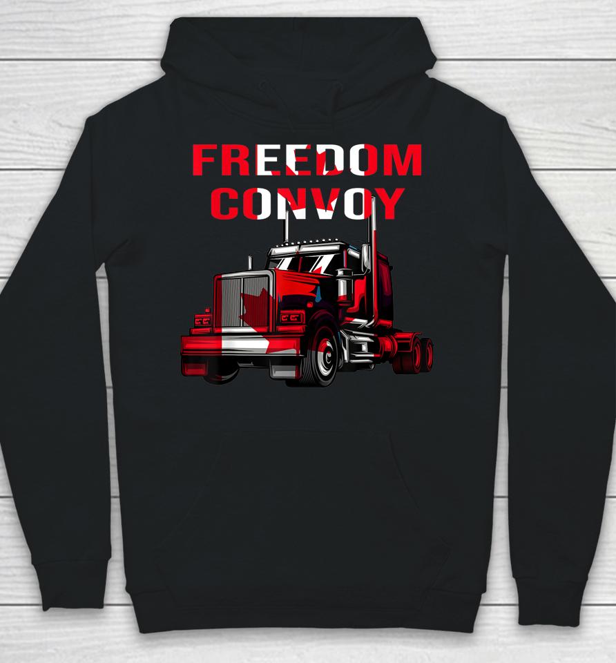 Canada Truck Freedom Convoy Canadian Trucker Rule Ottawa Hoodie