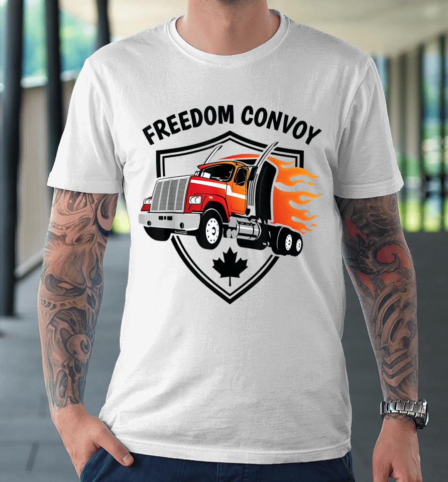Canadian Truckers Rule Freedom Convoy 2022 Premium T-Shirt