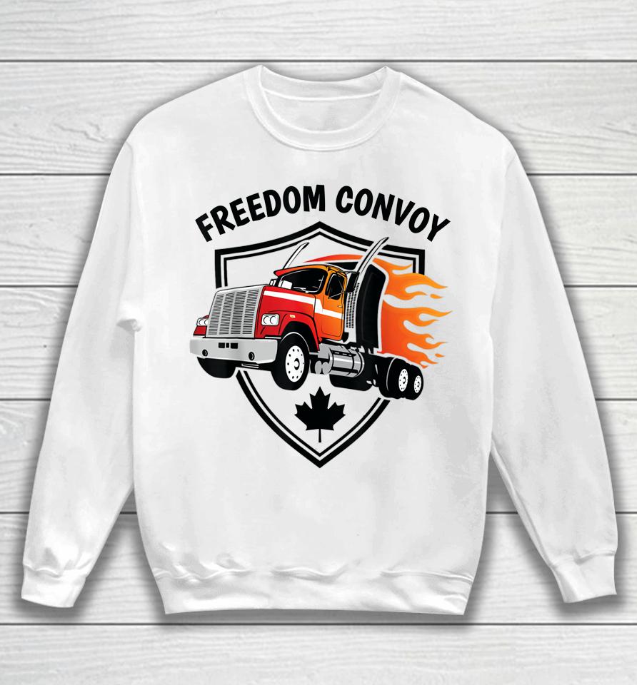 Canadian Truckers Rule Freedom Convoy 2022 Sweatshirt