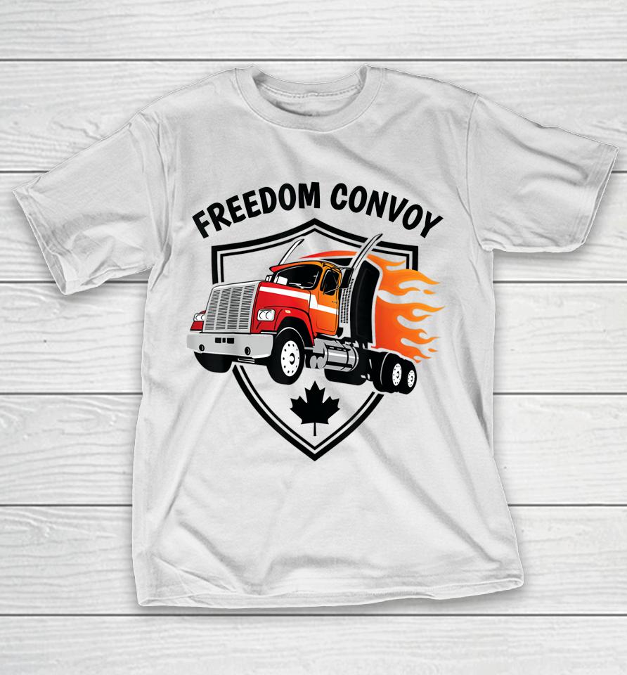 Canadian Truckers Rule Freedom Convoy 2022 T-Shirt