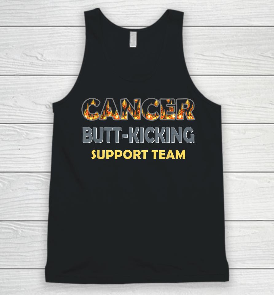 Cancer Fighting Butt-Kicking Support Team Unisex Tank Top