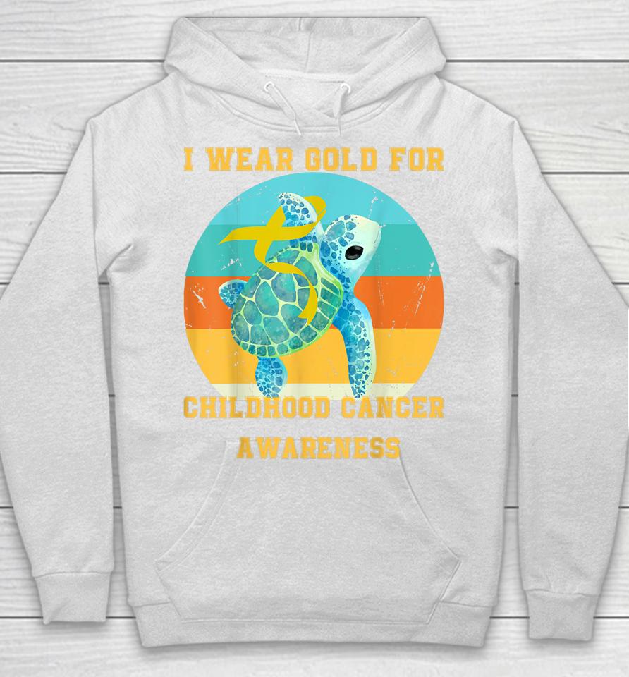 Cancer In September I Wear For Childhood Cancer Awareness Hoodie