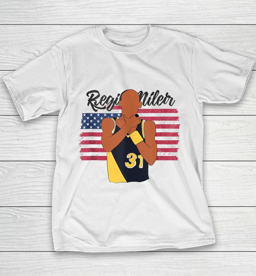 Candace Parker Reggie Miller Choke American Flag Youth T-Shirt