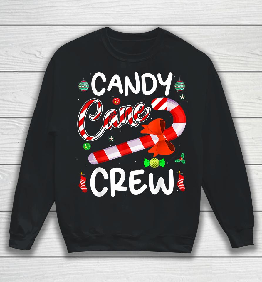 Candy Cane Crew Christmas Sweatshirt