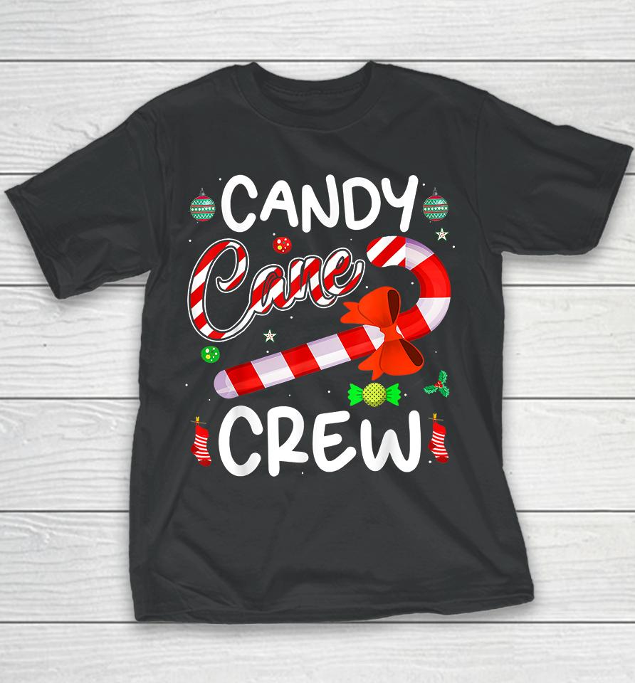 Candy Cane Crew Christmas Youth T-Shirt