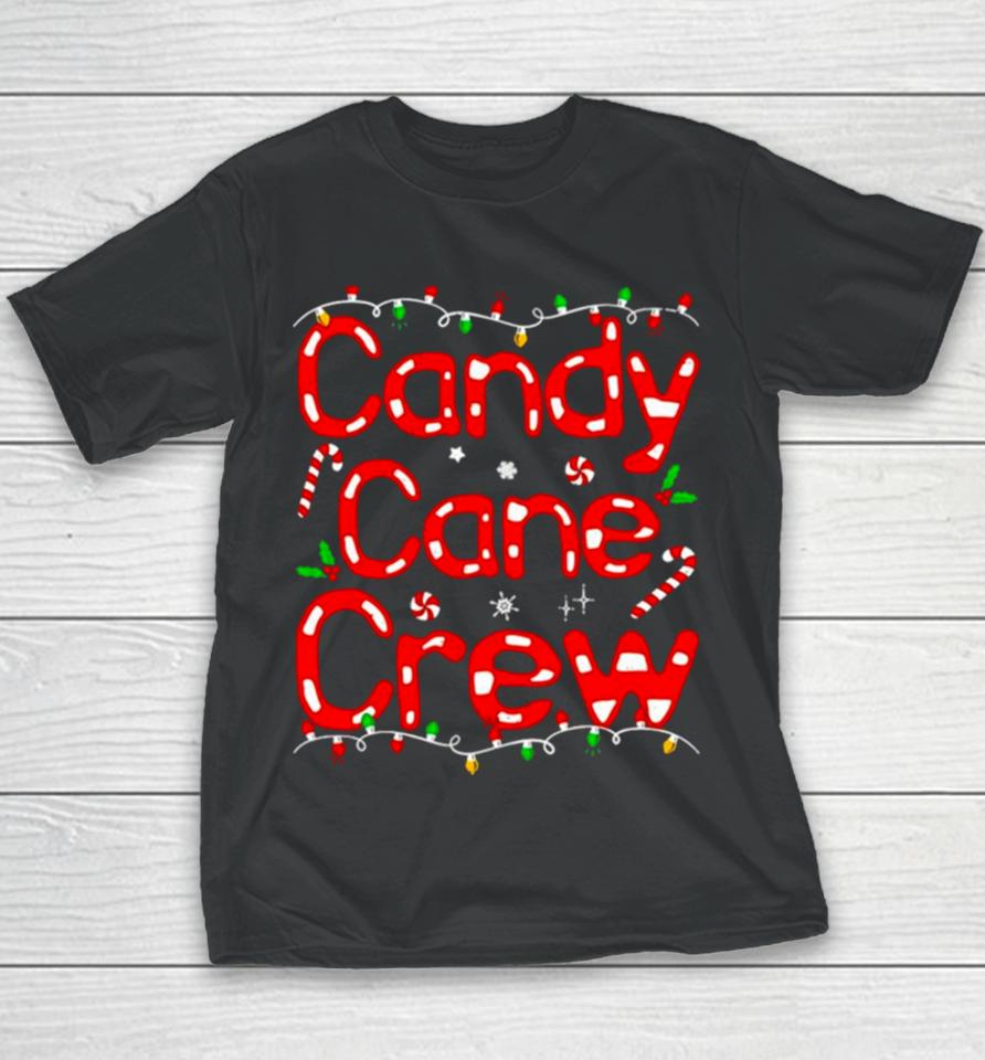 Candy Cane Crew Funny Christmas Youth T-Shirt
