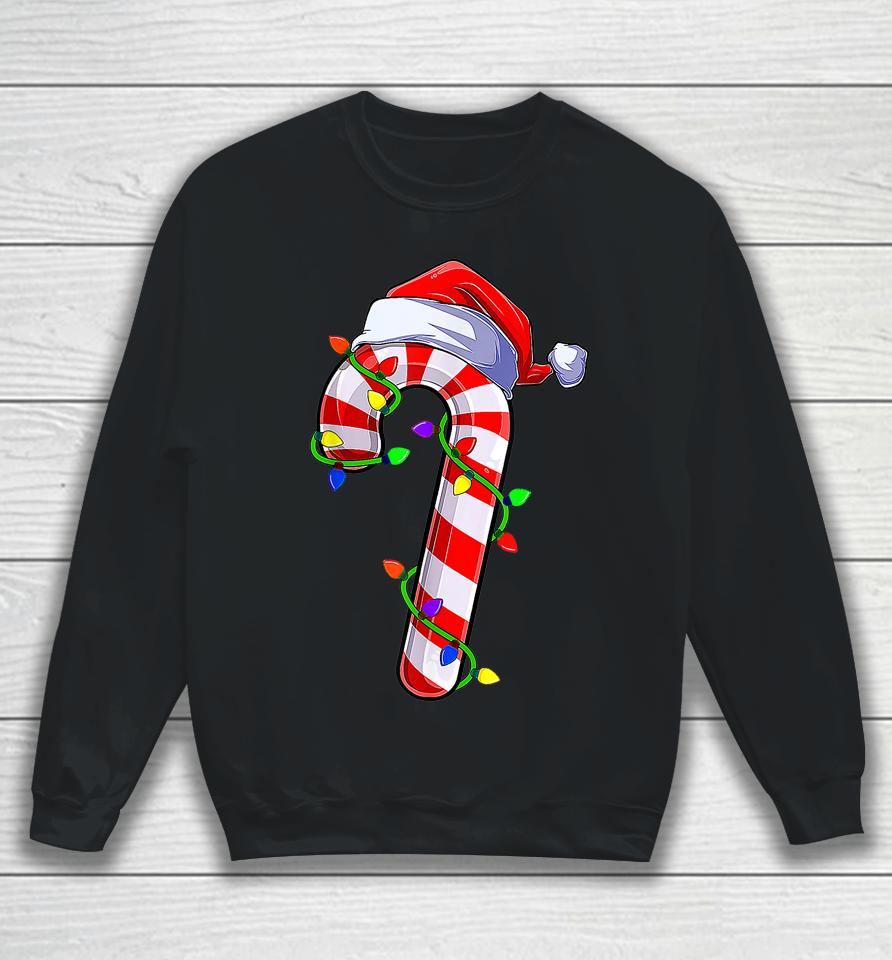 Candy Cane Crew Santa Christmas 2022 Sweatshirt