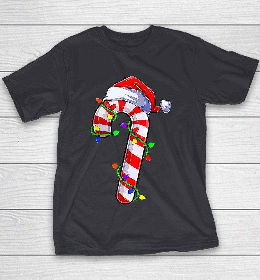 Candy Cane Crew Santa Christmas 2022 Youth T-Shirt