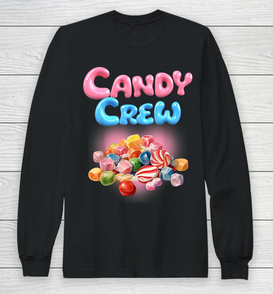 Candy Party Crew Lover Halloween Party Cute Trick Or Treat Long Sleeve T-Shirt