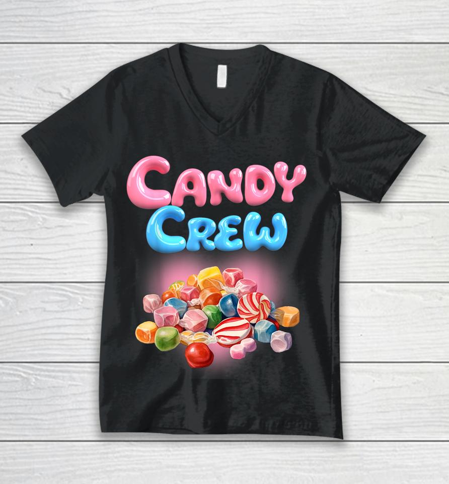 Candy Party Crew Lover Halloween Party Cute Trick Or Treat Unisex V-Neck T-Shirt
