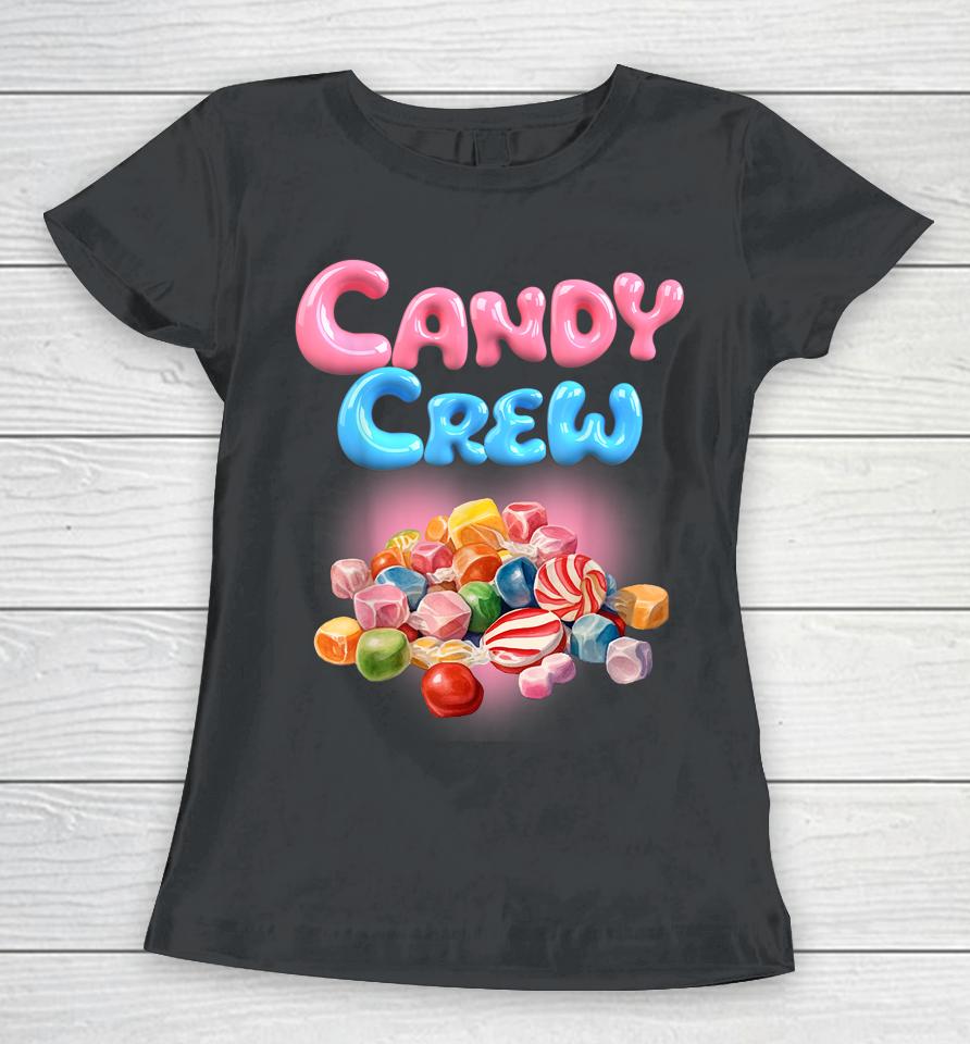 Candy Party Crew Lover Halloween Party Cute Trick Or Treat Women T-Shirt