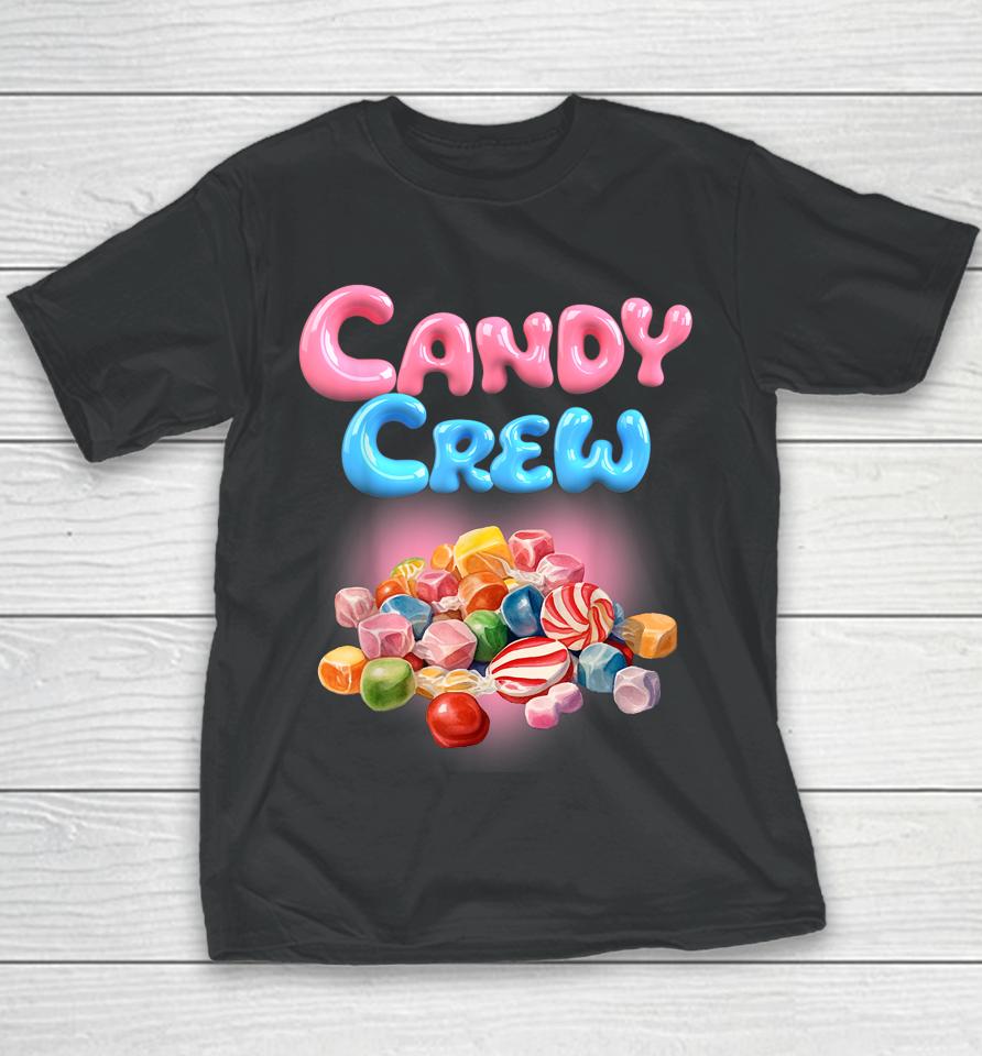 Candy Party Crew Lover Halloween Party Cute Trick Or Treat Youth T-Shirt