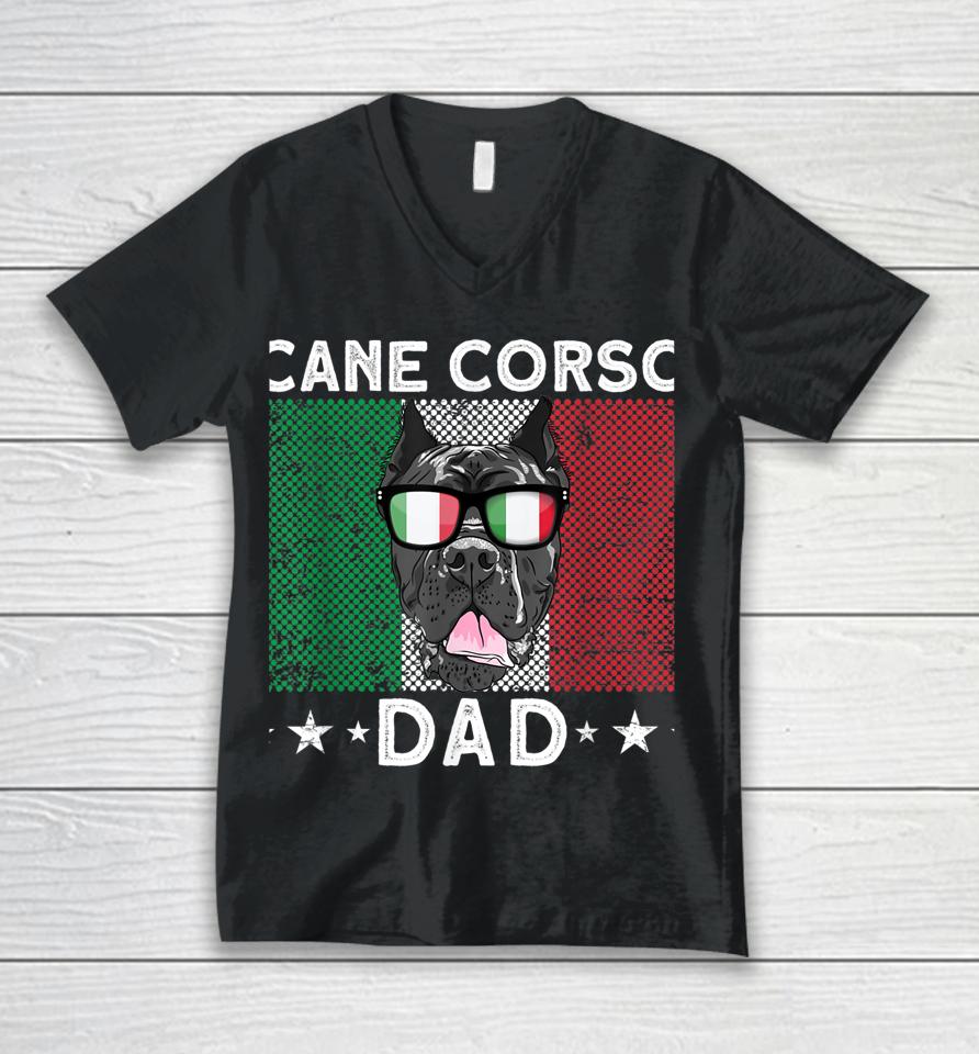 Cane Corso Dad Unisex V-Neck T-Shirt