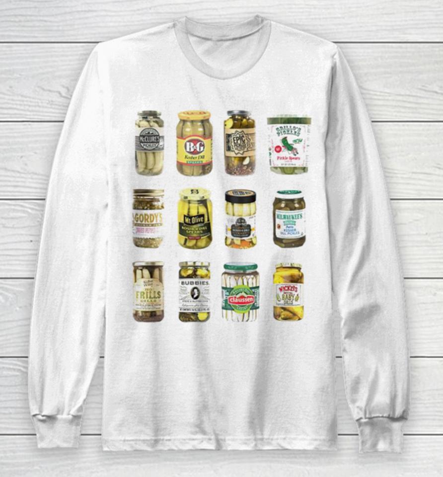 Canned Pickles Pickle Lovers Long Sleeve T-Shirt