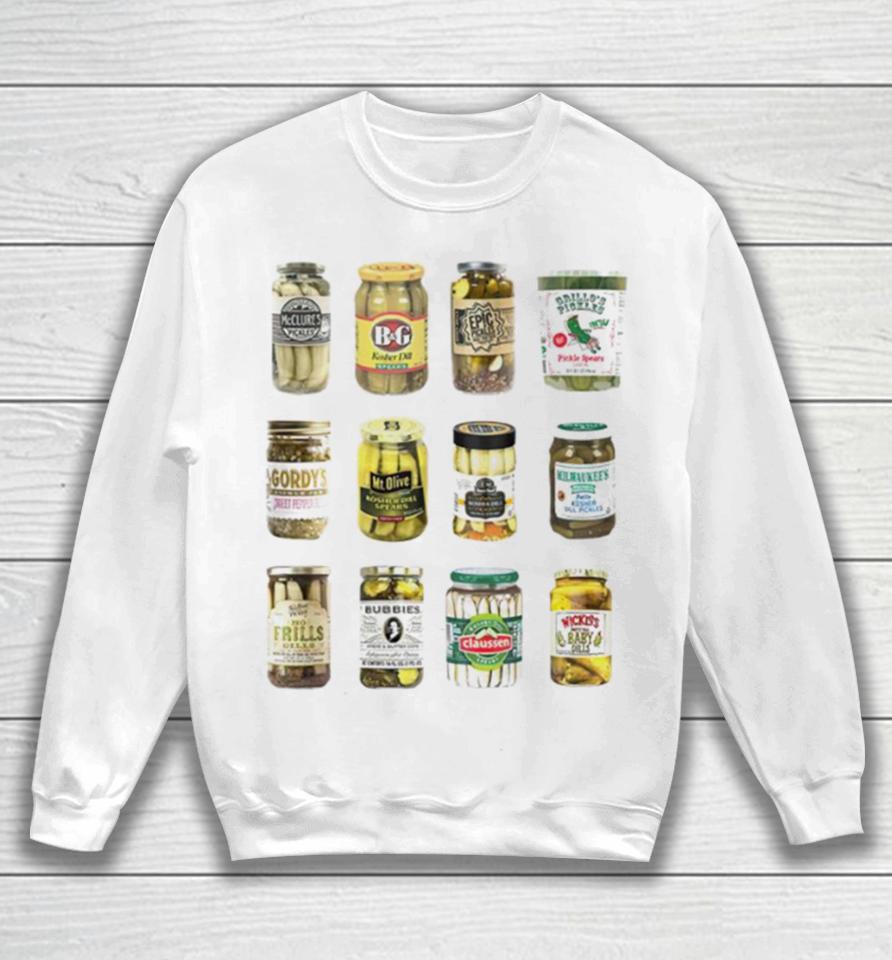 Canned Pickles Pickle Lovers Sweatshirt