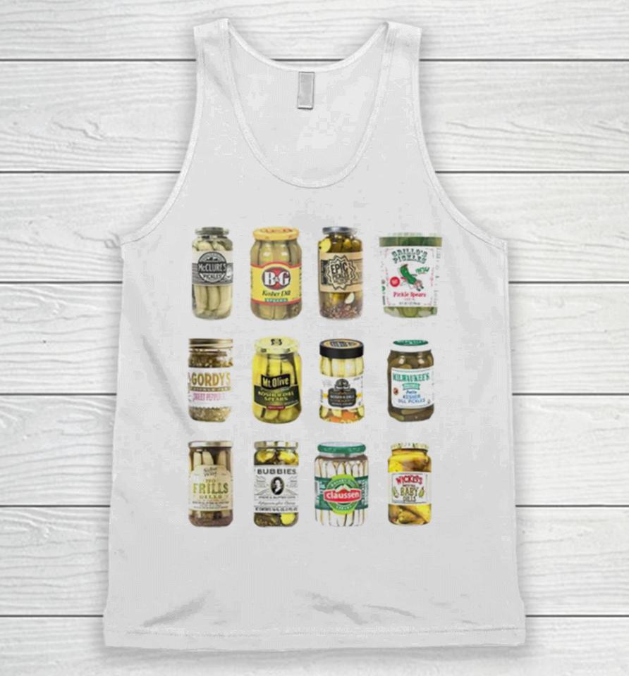 Canned Pickles Pickle Lovers Unisex Tank Top