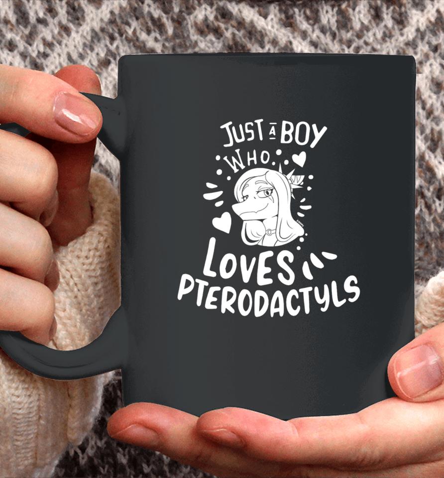 Capsaicinmellow Just A Boy Who Loves Pterodactyls Coffee Mug