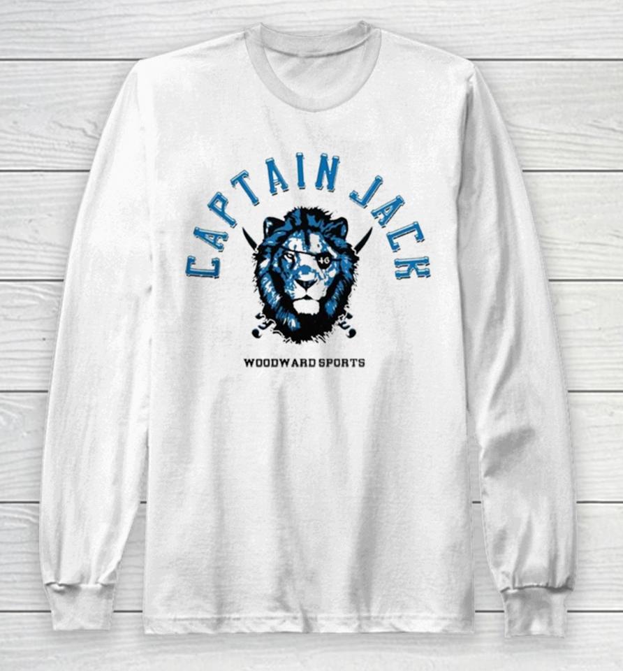 Captain Jack Woodward Sports Detroit Lions Long Sleeve T-Shirt