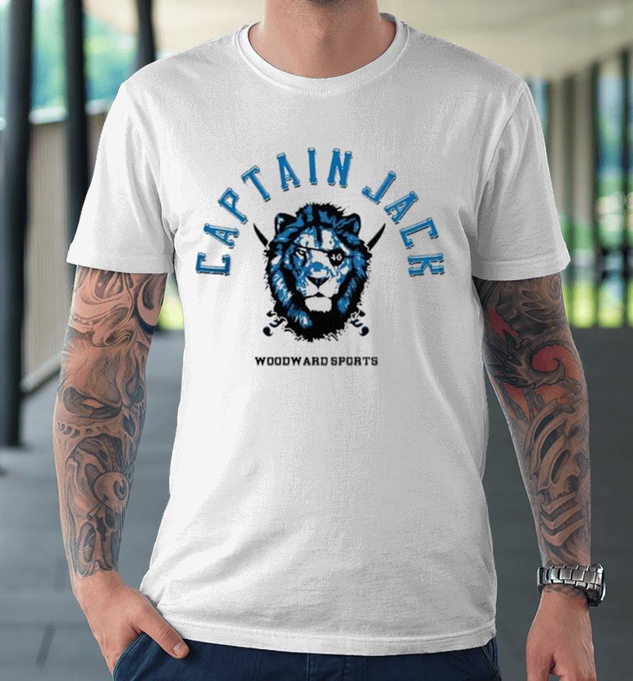 Captain Jack Woodward Sports Detroit Lions Premium T-Shirt